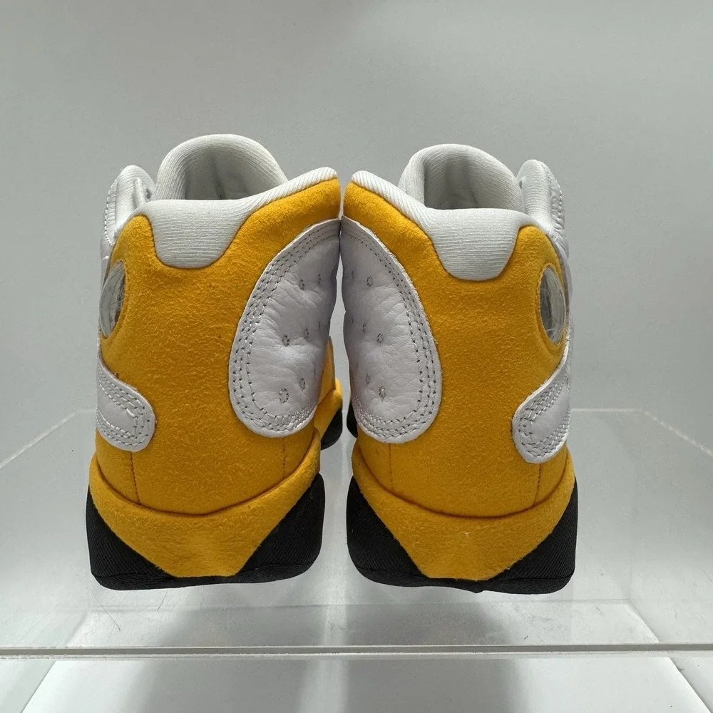 Brand New Air Jordan 13 Retro Del Sol GS White Yellow DJ3003-167 size 4Y Youth